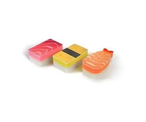 Genuine Fred 5273585 WASHABI Sponges, Sushi Assortment