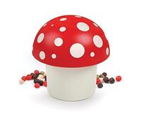 Genuine Fred 5297987 Merry Mushroom Herb Grinder, Plastic, Red/White