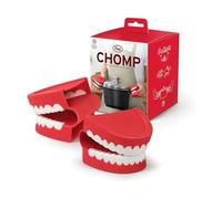 Genuine Fred Chomp Pot Holders, Oven Mitts, Set of 2, Chattering Teeth Inspired, Heat Resistant Silicone Oven Grips, Fun, Quirky Kitchen Gadget and Accessory
