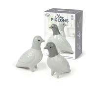Genuine Fred Clay Pigeons, Ceramic Pigeon Salt and Pepper Shakers