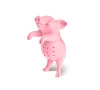 Genuine Fred, HOT Belly, Pig Reusable Silicone Tea Infuser, Pink, Fun Gift for Tea Lovers, Clever Kitchen Gadget