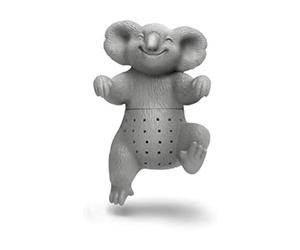 Genuine Fred, Koala-Tea, Koala Reusable Silicone Tea Infuser, Gray, Fun Gift for Tea Lovers, Clever Kitchen Gadget