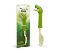 Genuine Fred MUNCHTIME Spork T Rex Dinosaur, Picky Eater Solutions, Animated, Interactive Design, Fun Stocking or Basket Stuffer for Kids