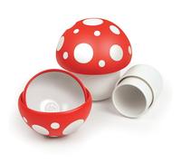 Genuine Fred Nesting Mushroom Measuring Cups, Set of Fun and Functional Kitchen Measuring Tools, Space-Saving Design with Unique Mushroom Shape