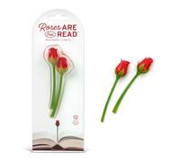Genuine Fred Pink Bookmarks - Soft Flexible Silicone Bookmarks - Great for Romance Novels, Book Lovers and Valentine's Day (2 Pack)