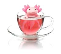 Genuine Fred RELAXOLOTL Tea Infuser, Cute Axolotl Design, For Loose Leaf Tea, Flexible, Easy to Clean Silicone, Fun Gift for Tea Lovers, Clever Kitchen Gadget