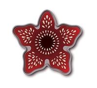 Genuine Fred Stranger Things Demogorgon Trinket Tray, Red, Rectangular, Plastic, 100% Plastic, Heavyweight Melamine, 5.9" x 5.1" x 0.6", Officially Licensed Netflix Collectible