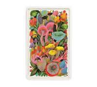 Genuine Fred Super Useful Tray, Mushrooms by Helen Dardik, Melamine Rolling Tray