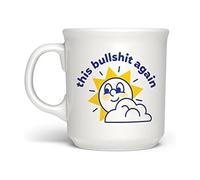 Genuine Fred This BS Again, Say Anything Mug, Multicolor, 16 Ounce Ceramic Mug, Dishwasher Safe