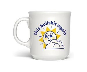 Genuine Fred This BS Again, Say Anything Mug, Multicolor, 16 Ounce Ceramic Mug, Dishwasher Safe