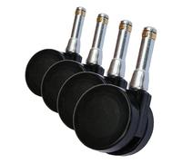 Genuine Front Castor Wheel 50mm Replacement to fit Charles George HenryXL NRV Numatic Hoovers Avern (Pack of 4)