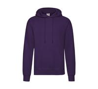 Genuine FRUIT OF THE LOOM Classic Plain Hooded Sweatshirt Mens Hoodie