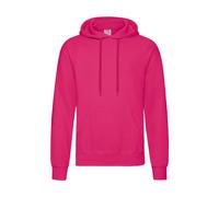 Genuine FRUIT OF THE LOOM Classic Plain Hooded Sweatshirt Mens Hoodie