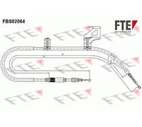 Genuine FTE (Valeo) Brake Cable Fbs02064