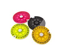 Life Counters Single Dials (4 Pack) | Count Life or Victory Points | Use with Tabletop Games, Collectible Card Games and Living Card Games | Premium Acrylic | Made by Gamegenic