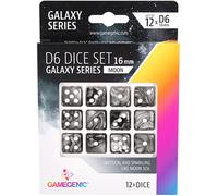 Genuine Gamegenic Premium Quality Galaxy Series: D6 Dice Set 16mm (12 Pieces)