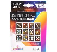 Genuine Gamegenic Premium Quality Galaxy Series: D6 Dice Set 16mm (12 Pieces)