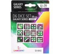 Genuine Gamegenic Premium Quality Galaxy Series: D6 Dice Set 16mm (12 Pieces)