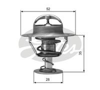Genuine Gates Engine Cooling Thermostat - TH04382G1