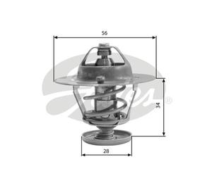 Genuine Gates Engine Cooling Thermostat - TH31682G1