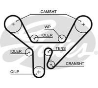 GATES 5518XS Timing Belt