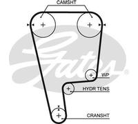 GATES T226 Timing Belt