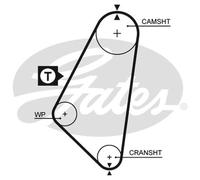 Gates Timing Belt 5052