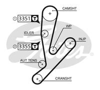 Timing belt 5592XS GATES for FIAT IVECO