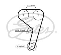 Genuine Gates Timing Belt - T354HOB