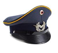Genuine German Army Visor Cap. Air Forces Military Peaked hat luftware Blue