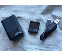 Genuine GoPro Hero7 6 5 Black Dual Battery Charger + Battery Official Accessory