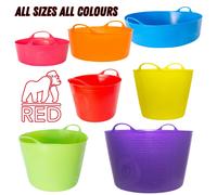 Genuine Gorilla Tub Trug Flexible Storage Feeding Bucket - All Colours & Sizes