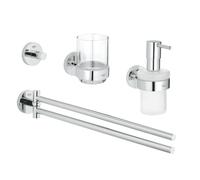 Genuine GROHE Essentials Accessories Set Master 4-IN-1 - Part 40846001 - New