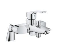 Genuine GROHE Eurosmart 2021 Bath Mixer With 2H Pillar Unions - Part 33303003