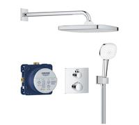 Genuine GROHE Grohtherm Concealed Shower System With Tempesta 250 Cube - New