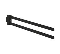 Genuine GROHE Selection Double Towel Bar Black Phantom - Part 41219KF0 - New