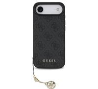 Genuine Guess 4G Charmed Metal Logo Impact Protection for iPhone 17 Air Grey