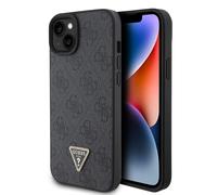 Genuine Guess Triangle Logo Impact Case Cover For iPhone 15 Black