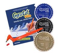 Genuine Gyro-Cut® PRO - Craft Tool with All 3 Nibs - Rotating Nib - Stencil Making and Scrapbooking Applique Leather Crafting