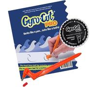 Genuine Gyro-Cut® PRO - Craft Tool with Medium Nib - Rotating Medium Card/Fabric Nib - Stencil Making and Scrapbooking Applique