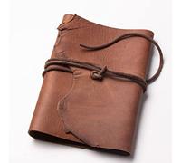 Genuine Handmade A5 Vintage Retro Travel Notepad - Perfect Travel Diary for Adventures Ideal Birthday Gift for Travelers and Writers