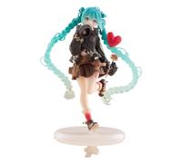 Genuine Hatsune Miku PVC Statue Hatsune Fashion Outdoor Spring Ver. 18cm