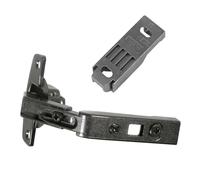 Genuine HETTICH Hinge Set Folding Door Intermat 50-65 + Linear Mount 3mm Black