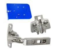 Genuine HETTICH Hinge Set Folding Door Intermat 50-65 + Mount 5mm + Drill Jig