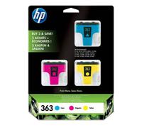 GENUINE HEWLETT PACKARD HP 363 C/Y/M/BK/LM/LC INK CARTRIDGE 6 PACK FULL SET