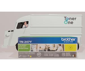 Genuine High Capacity Brother TN-247Y Toner Cartridge - Yellow