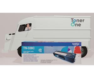 Genuine High Capacity Brother TN-328C Toner Cartridge - Cyan