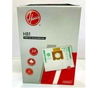 GENUINE HOOVER H81 PURE EPA MICROFIBER DIRT DUST BAGS FOR TELIOS EXTRA, UK NEW