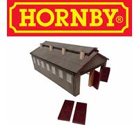Hornby R7394 OO Gauge GWR Dunster Engine Shed, Model Railway Building