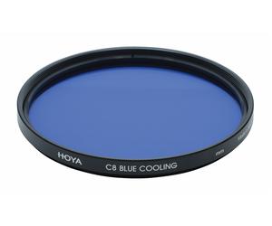 Genuine HOYA C8 BLUE COOLING Filter 46mm, NEW,Balance out reddish or orange hues